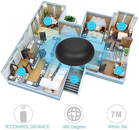 Remote Control,ERYUE WiFi Smart IR Remote Controller for Smart Home Compatible with Home Universal Intelligent App Remote Controller for Infrared Controlled Home Devices - Image 8