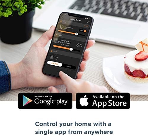 Brilliant Smart Home Control (4-Switch Panel) — Alexa Built-In & Compatible with Ring, Sonos, Hue, Google Nest, Wemo, SmartThings, Apple HomeKit — In-Wall Touchscreen Control for Lights, Music, & More - Image 5
