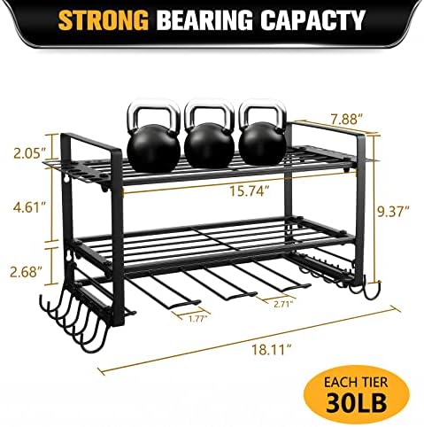 Power Tool Organizer,Garage Organizers,Drill Holder Wall Mount, Drill Storage Rack, Heavy Duty Metal Tool Shelf Utility Racks - Utility Storage Rack for Cordless Drill ,Gift for Father Men Dad - Image 2