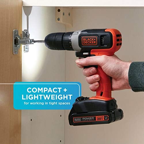 BLACK+DECKER 20V MAX* Cordless Drill, Cordless (BCD702C1) - Image 4