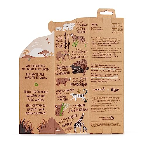 Munchkin® Wild™ Animal Baby and Toddler Bath Toy Squirts, 8 Pack - Image 4