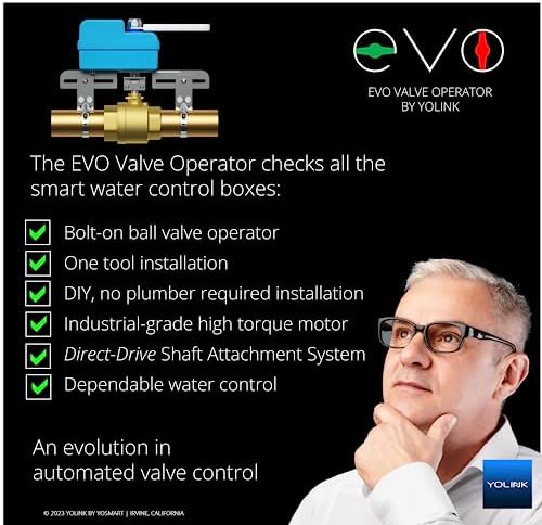 YoLink Smart Water Valve Controller, with Valve Operator, Easy No-Plumber DIY Installation, Remote Control, Compatible with Alexa/Google Assistant, IFTTT - YoLink Hub Required… - Image 2
