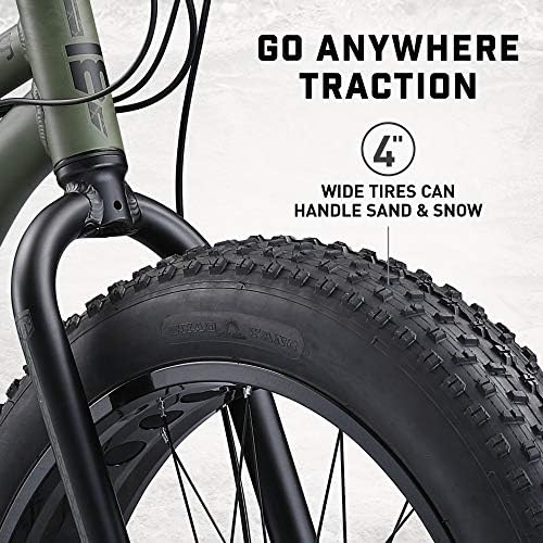 Mongoose Argus ST & Trail Youth/Adult Fat Tire Mountain Bike for Men and Women, 20-26-Inch Tires, 10.5-19 Inch Hardtail Frame, Mechanical Disc Brakes - Image 4