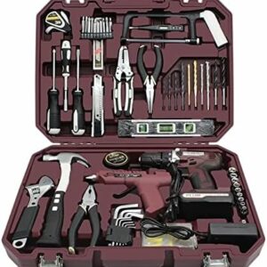 21V Rechargeable Drill Household Repair Toolkit Mechanic Tool Set Lithium Power Impact Drills Hand Electric Drill