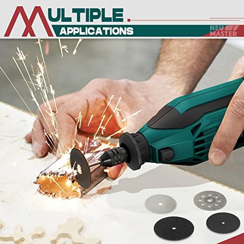 180W Rotary Tool Kit, NEU MASTER Corded Power Rotary Tools with 165 Accessories and 6 Variable Speed, 10000-35000RPM Electric Drill Set for Handmade Crafting Projects and DIY Creations - Image 4