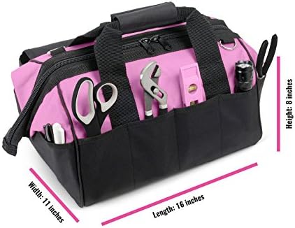 Pink Power Drill Set for Women - 18V Lightweight Pink Cordless Drill Driver & Electric Screwdriver Combo Kit with Tool Bag for Ladies Home Tool Kit - Wireless Pink Drill Set with Battery and Charger - Image 7