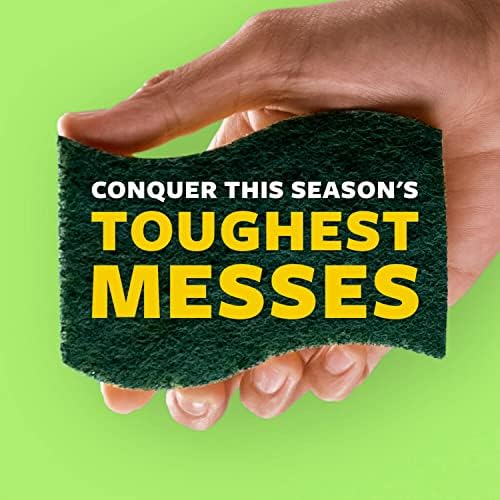 Scotch-Brite Heavy Duty Scrub Sponges, Sponges for Cleaning Kitchen and Household, Heavy Duty Sponges Safe for Non-Coated Cookware, 9 Scrubbing Sponges - Image 8