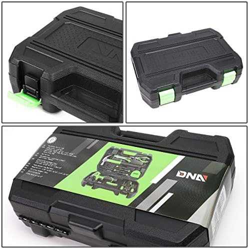 DNA MOTORING TOOLS-00018 Green 27 PCs 12V Cordless Power Drill Driver Bit Set w/Charger+Screwdrivers+Pliers Home Repair Kit, mint green - Image 6