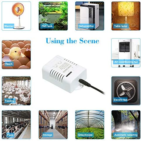 Splenssy eWeLink TH-16 Smart WiFi Switch 16A/3000W Monitoring Temperature Wireless Home Automation Kit with Waterproof DS18B20 Temperature Sensor Compatible with Alexa Google Home/Nest - Image 5