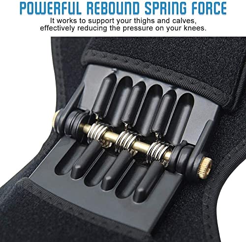 Knee Braces for knee pain arthritis Support Knee Pads | Powerful Rebound Spring Force Adjustable Bi-Directional Straps for Joint Pain Relief from Arthritis |Tendonitis Osteoarthritis | Torn Meniscus Tear - Image 2