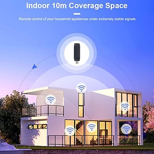 Infrared WiFi Remote Control, RF 433.92MHz Multifunctional Wireless IR RF Controller for Home - Image 2