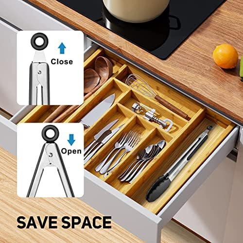 EEKEDO Kitchen Tongs, Stainless Steel Silicone Tongs for Cooking 600ºF High Heat-Resistant BBQ Grilling Locking Tongs, Set of 2-9" and 12" - Image 4