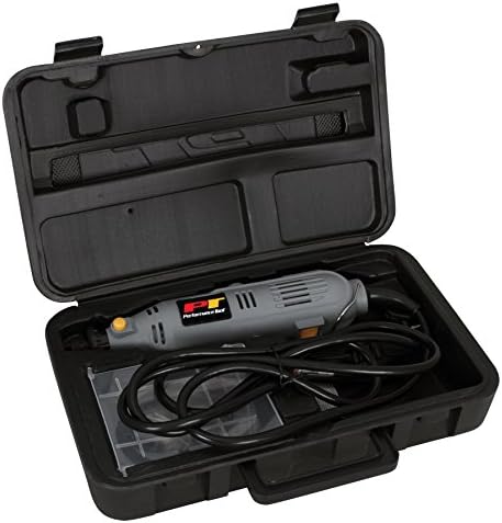 Performance Tool W50031 43pc Advanced Multi-functional Rotary Tool Kit with Variable Speed & Collet Lock for Around-the-House and Crafting Projects With Case - Image 2