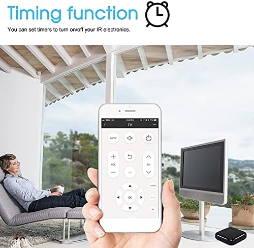 mewmewcat WiFi-IR Remote IR Control Wi-Fi(2.4Ghz) Enabled Infrared Universal Remote Controller for Air Conditioner TV DVD Using Smart Life APP Compatible with Alexa Home Voice Control - Image 7