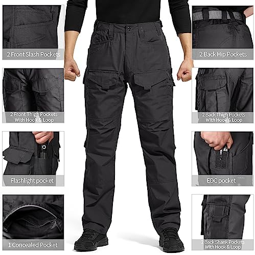 FREE SOLDIER Men's Cargo Pants,Tactical Pants for Men Stretch,Durable Ripstop EDC Work Pants for Hiking - Image 5
