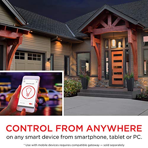 UltraPro Z-Wave Smart Toggle Light Switch with QuickFit and SimpleWire, 3-Way Ready, Compatible with Alexa, Google Assistant, ZWave Hub Required, Repeater/Range Extender, White, 39354 - Image 2