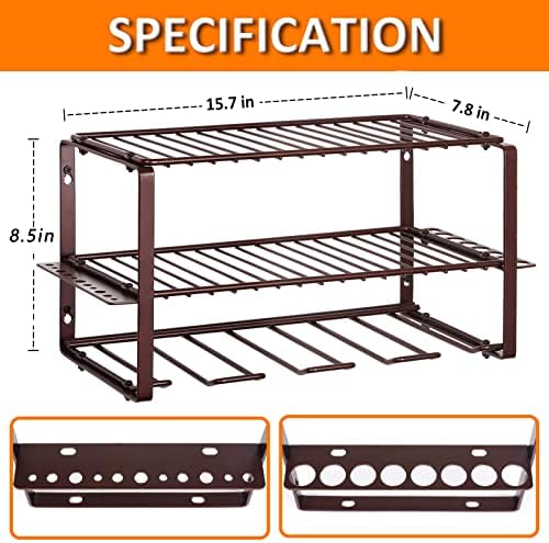 BSRHOME Power Tool Organizer Heavy Duty Tool Shelf Organizer | Wall Mounted Garage Storage Rack for Handheld & Power Tools | Perfect for Father's Day - Image 7