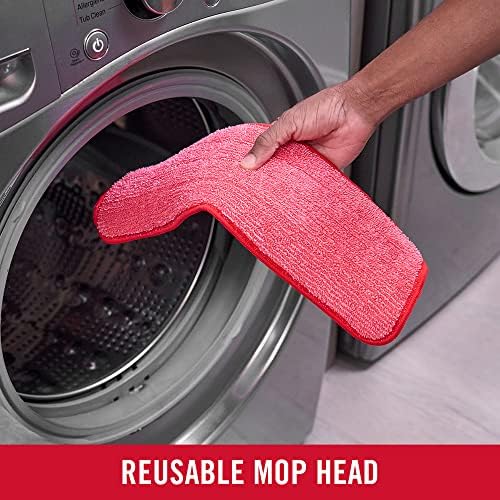 Rubbermaid Reveal Spray Microfiber Floor Cleaning Kit for Laminate & Hardwood Floors, Spray Mop with Reusable Washable Pads, Commercial - Image 10
