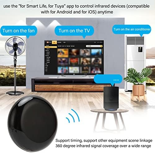 WiFi IR Universal Remote Controller, Voice Control, Smart Home Automation Infrared Blaster for Air Conditioner, Fan, TV, DVD, Set top Box, TV Box, etc. - Image 3