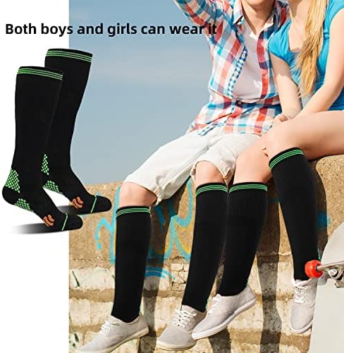 ZEPOHCK 2 Pairs Compression Socks for Men and Women,Running Support Socks for Running, Athletic, Flight Sock - Performance & Recovery - Image 9