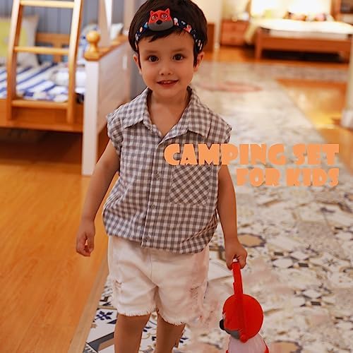 Outdoor Equipment LED Camping Lantern & Headlamp Set for Kids, FANT.LUX Battery Powered Night Light for Emergency, Hurricane, Lightweight Tent Lamp - Image 6