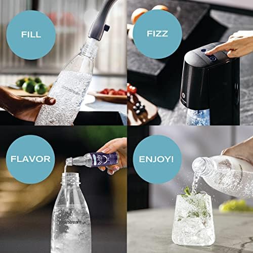 SodaStream E-TERRA Sparkling Water Maker Bundle (Black), with CO2, Carbonating Bottles, and bubly Drops Flavors - Image 4