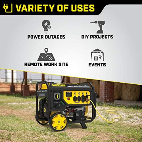 Champion Power Equipment 100891 9375/7500-Watt Dual Fuel Portable Generator, Electric Start - Image 9