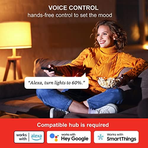 Sengled Zigbee Smart Bulbs, Tunable White 2700K~6500K, Hub Required, Dimmable via Wall Switch, Works with SmartThings and Echo Plus with Built-in Hub, Daylight A19 E26, Voice & APP Control, 4 Pack - Image 9