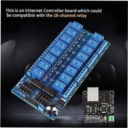 Home Automation Relay Module - Ethernet Relay Controller with Web-based Relay and Networked Relays via RJ45 Relay Board for Controlling Lights and Appliances - Image 6