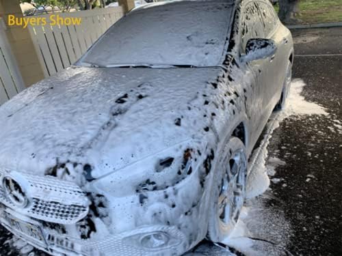 GDHXW X-884 Pressure Washer Gun Foam Cannon 5 Nozzles 2 Conversion Adapter Cleaning Gloves,for Pressure Washer - Image 7