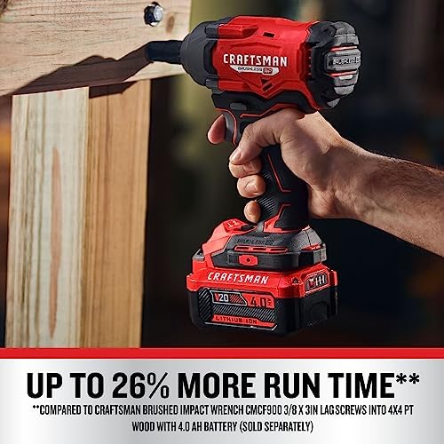 CRAFTSMAN V20 Cordless Impact Driver, 1/2 inch, Bare Tool Only (CMCF921B) - Image 3