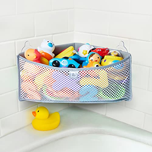 Munchkin® High 'n Dry™ Corner Bath Toy Organizer and Storage, Grey - Image 2