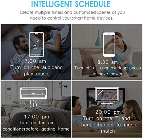 Remote Control,ERYUE WiFi Smart IR Remote Controller for Smart Home Compatible with Home Universal Intelligent App Remote Controller for Infrared Controlled Home Devices - Image 5
