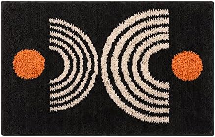 GRANNY SAYS Boho Bathroom Rugs, 16"x24", Bath Mats for Bathroom, Black Bathroom Rug Non Slip，Small Bathroom Rugs Washable, Bath Mats for Bathroom Floor，Shower Rugs for Bathroom, Bath Mat for Tub - Image 8