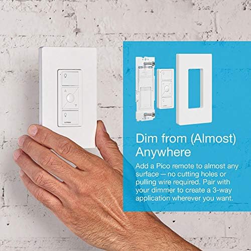 Lutron Caseta Smart Lighting Dimmer Switch and Remote Kit | P-PKG1W-WH | White - Image 7