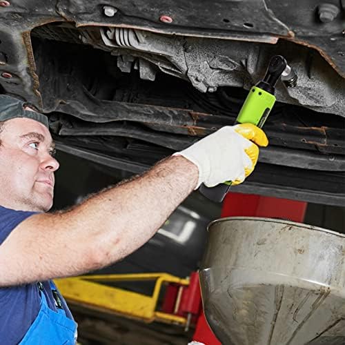 Yougfin Cordless Electric Ratchet Wrench Set, 40 Ft-lbs 12V Power Ratchet Kit with 60-Min Fast Charger, Variable Speed, 2 Packs 2000mAh Lithium-Ion Battery (3/8") - Image 2