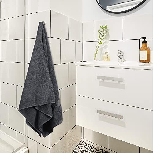 Utopia Towels 4 Pack Premium Bath Towels Set, (27 x 54 Inches) 100% Ring Spun Cotton 600GSM, Lightweight and Highly Absorbent Quick Drying Towels, Perfect for Daily Use (Grey) - Image 8