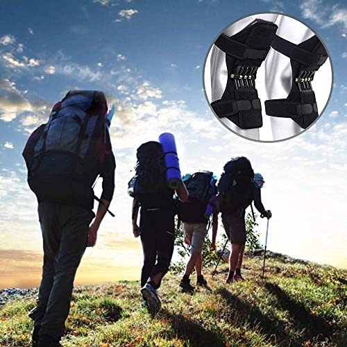 Knee Braces for knee pain arthritis Support Knee Pads | Powerful Rebound Spring Force Adjustable Bi-Directional Straps for Joint Pain Relief from Arthritis |Tendonitis Osteoarthritis | Torn Meniscus Tear - Image 4