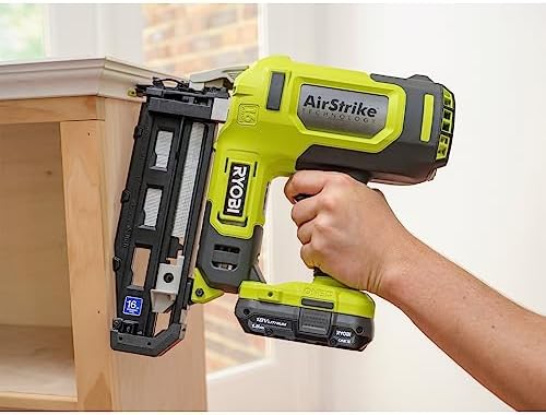 RYOBI ONE+ 18V 16-Gauge Cordless AirStrike Finish Nailer (Tool Only) - Image 6
