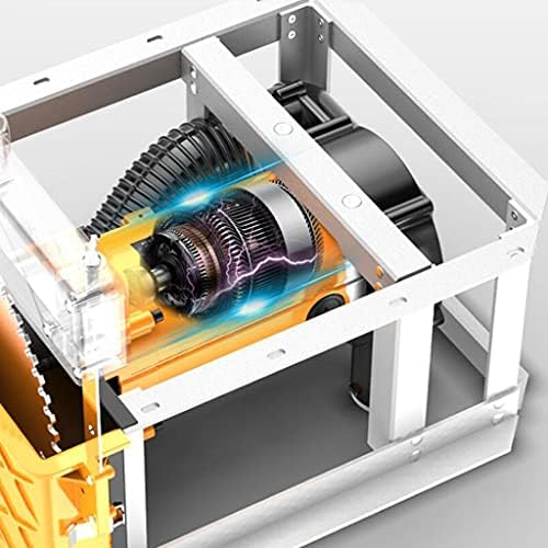 Power Tools Dust-Free Flip Saw Woodworking Gypsum Board Vacuum Cleaner Table Saw Floor Saw Cutting Machine Household Tool (Color : Yellow, Size : 35 * 30 * 30cm) - Image 5