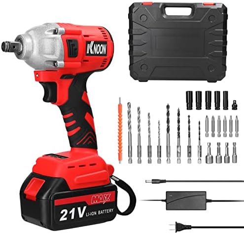 Electric drill,ERYUE Household 2in1 21V Electric Drill Electric Wrench Set Rotation Ways Adjustment High Torque Power Tool Practical Installation Device