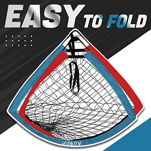 Kunup Kids Soccer Goals for Backyard Set of 2 Portable Soccer Nets for Backyard Folding Soccer Goals Practice Nets with Carrying Bag for Outdoor Indoor - Image 6