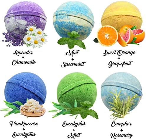 Pure Bath Bomb Gift Set for Men, Pack of 24 Organic Bath Bombs, for Bath & Spa, Great Gift Idea for Your Dad, Husband, Boyfriend, for Special Occasions, Birthdays, Holidays and More - Image 5