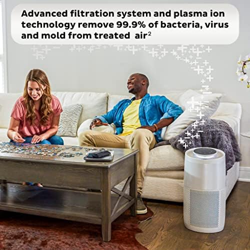 Instant HEPA Quiet Air Purifier, From the Makers of Instant Pot with Plasma Ion Technology for Rooms up to 1,940ft2, removes 99% of Dust, Smoke, Odors, Pollen & Pet Hair, for Bedrooms, Offices, Pearl - Image 2
