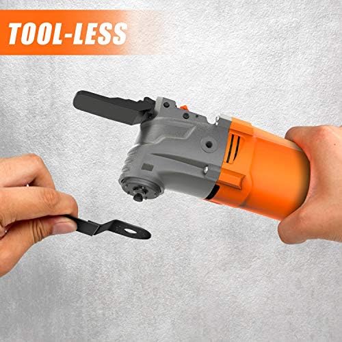 ENERTWIST Oscillating Tool, 4.2 Amp Oscillating Multitool Kit with 5° Oscillation Angle, 6 Variable Speed, 31pcs Saw Accessories, Auxiliary Handle and Carrying Bag, ET-OM-500 - Image 5