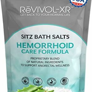 Sitz Bath Mix for Hemorrhoids Soothing Soak Basin, 20 Potent Ingredients in 1 Concentrated Pouch. Not Just Salt- It's Potent Wellness to Make 15 Toilet Seat Basin Sit Soaks.