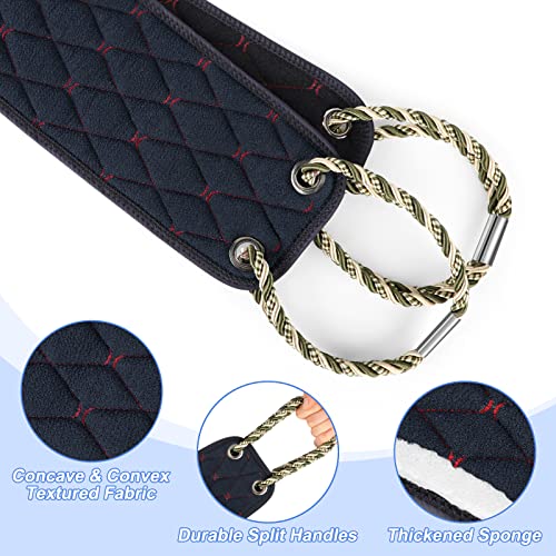 Exfoliating Back Scrubber for Use in Shower, 38 Inches Double-Sided Diamond Texture Back Scrub Washcloth with Handles, Body Exfoliator Bath Towel Washer Tool to Clean Your Skin Deeply for Men & Women - Image 4