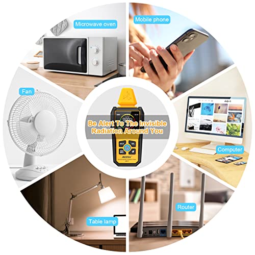 EMF Meter MESTEK Electromagnetic Field Radiation Detector Handheld Digital LCD EMF Reader, Temperature Detector,Tester for Home EMF Inspections, Office, Outdoor and Ghost Hunting - Image 6