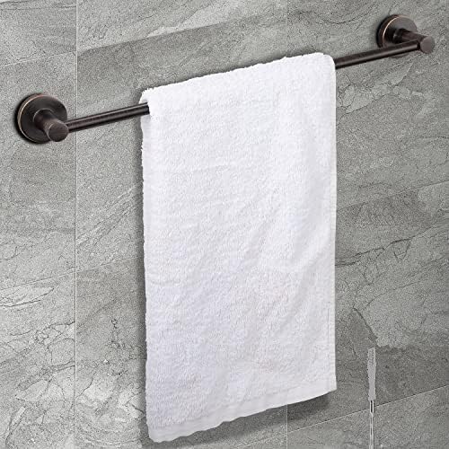 JiePai Bath Towel Bar,Stainless Steel Towel Rack Bathroom Towel Holder Wall Mount Kitchen Dish Cloth Hanger (Oil Rubbed Bronze, 24 inch) - Image 2