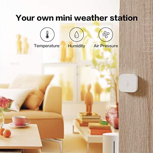Aqara Door and Window Sensor plus Temperature and Humidity Sensor, REQUIRES AQARA HUB, Zigbee Connection, for Remote Monitoring and Smart Home Automation, Compatible with Apple HomeKit, Alexa - Image 2